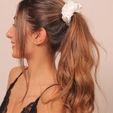 Mulberry Silk Hair Scrunchies (Pack Of 5) (22 Momme, 6A Grade) (Assorted)