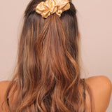 Mulberry Silk Hair Scrunchies (Pack Of 3) (22 Momme, 6A Grade) (Assorted)