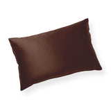 Mulberry Silk Pillow Cover & Scrunchy Pack Of 2 - Brown