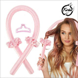 Mulberry Silk Heatless Hair Styling Curling Rod With Scrunchies & Clutcher Pack Of 4