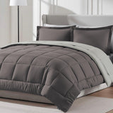 Furbo Microfiber Reversible All-Season Comforters: Soft, Durable, and Versatile, Mocha-Cream