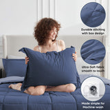 Furbo Microfiber Reversible All-Season Comforters: Soft, Durable, and Versatile, Blueberry-Lavender