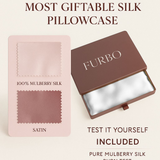 Mulberry Silk Pillow Cover - Sterling Silver