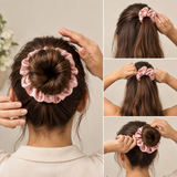 Mulberry Silk Hair Scrunchies (22 Momme, 6A Grade) (Assorted)